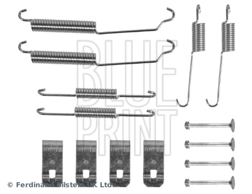 Kit de montagem das sapatas traseiras de tambor para Mazda 2 DE