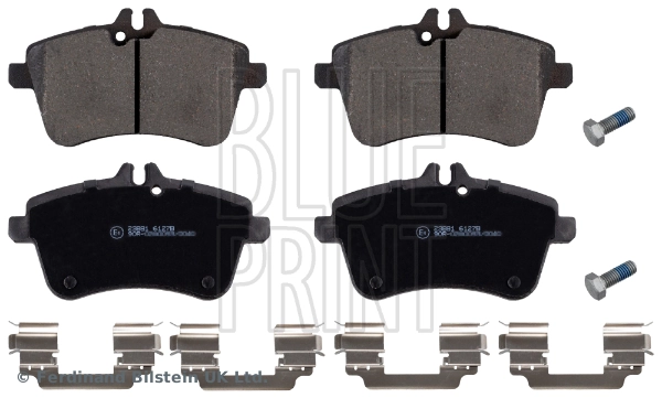  Sapatas do freio dianteiras de disco Mercedes A hatchback (W169) (2004 - 2012) 