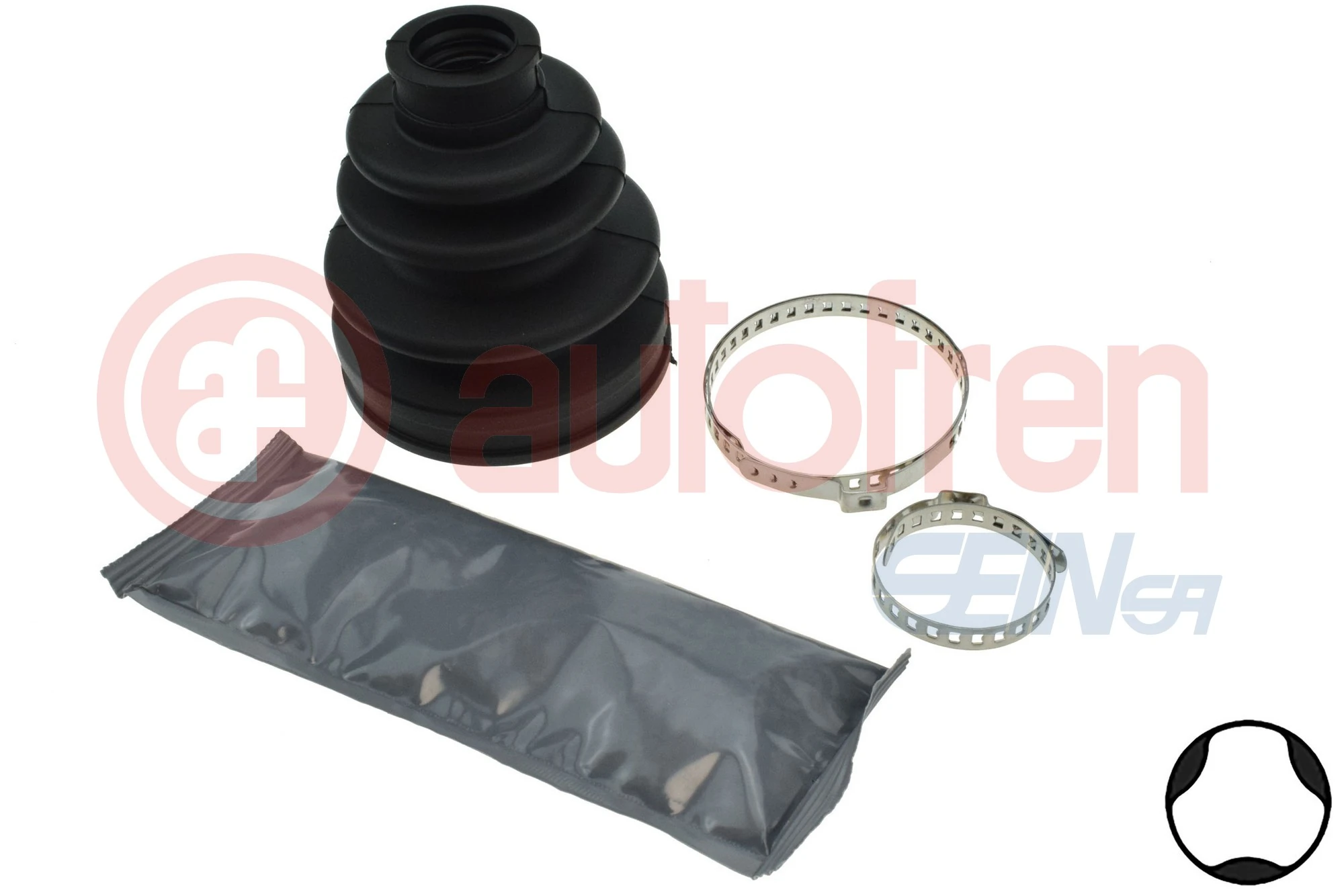 Bota de proteção interna de junta homocinética do semieixo dianteiro para Toyota Yaris  P10