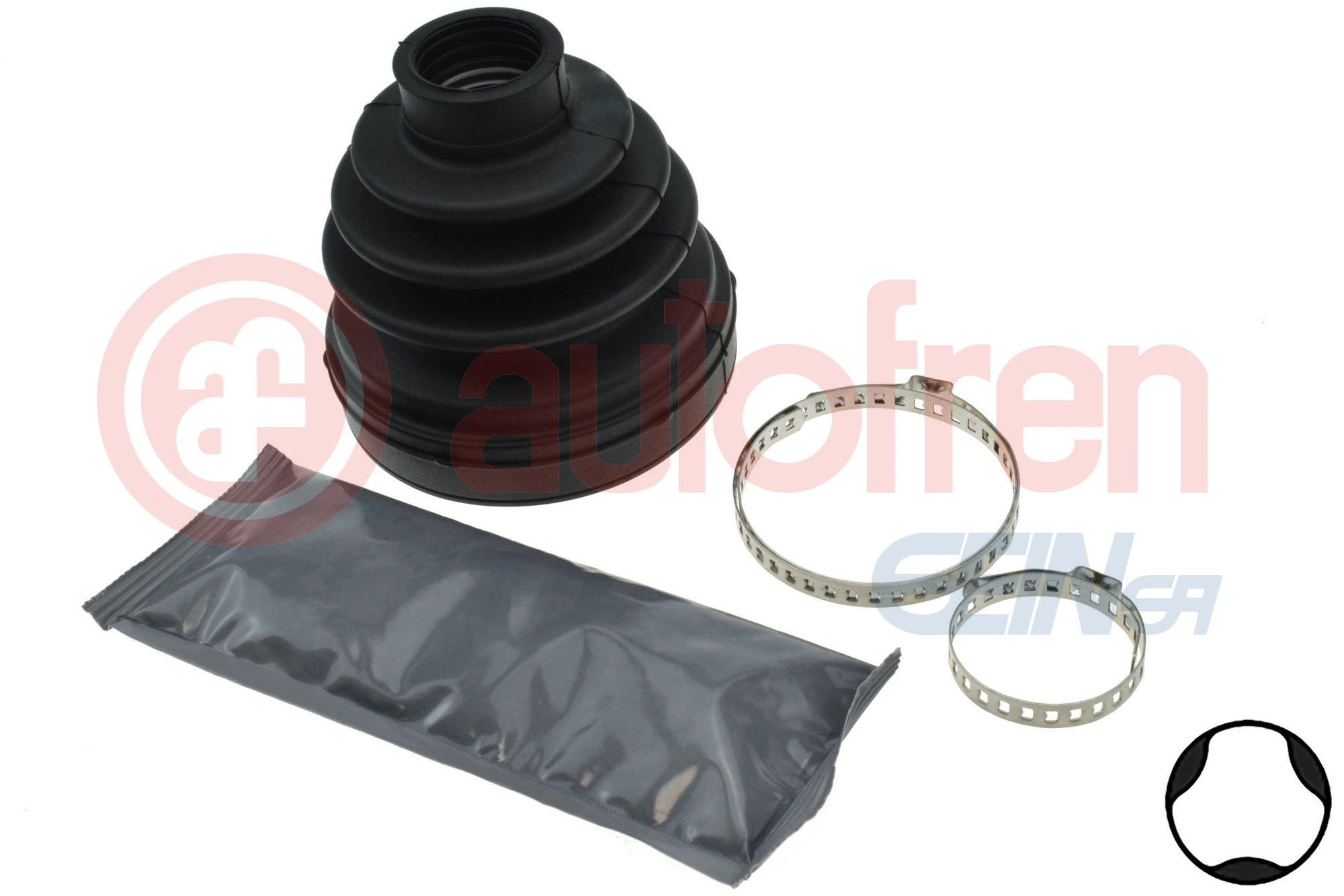 Bota de proteção interna de junta homocinética do semieixo dianteiro para Nissan Qashqai II J11