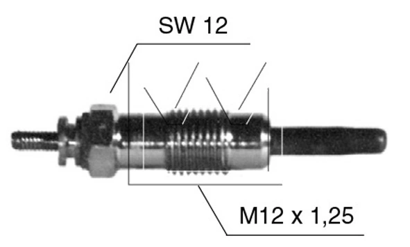 Vela de incandescência Ford Mondeo II BFP