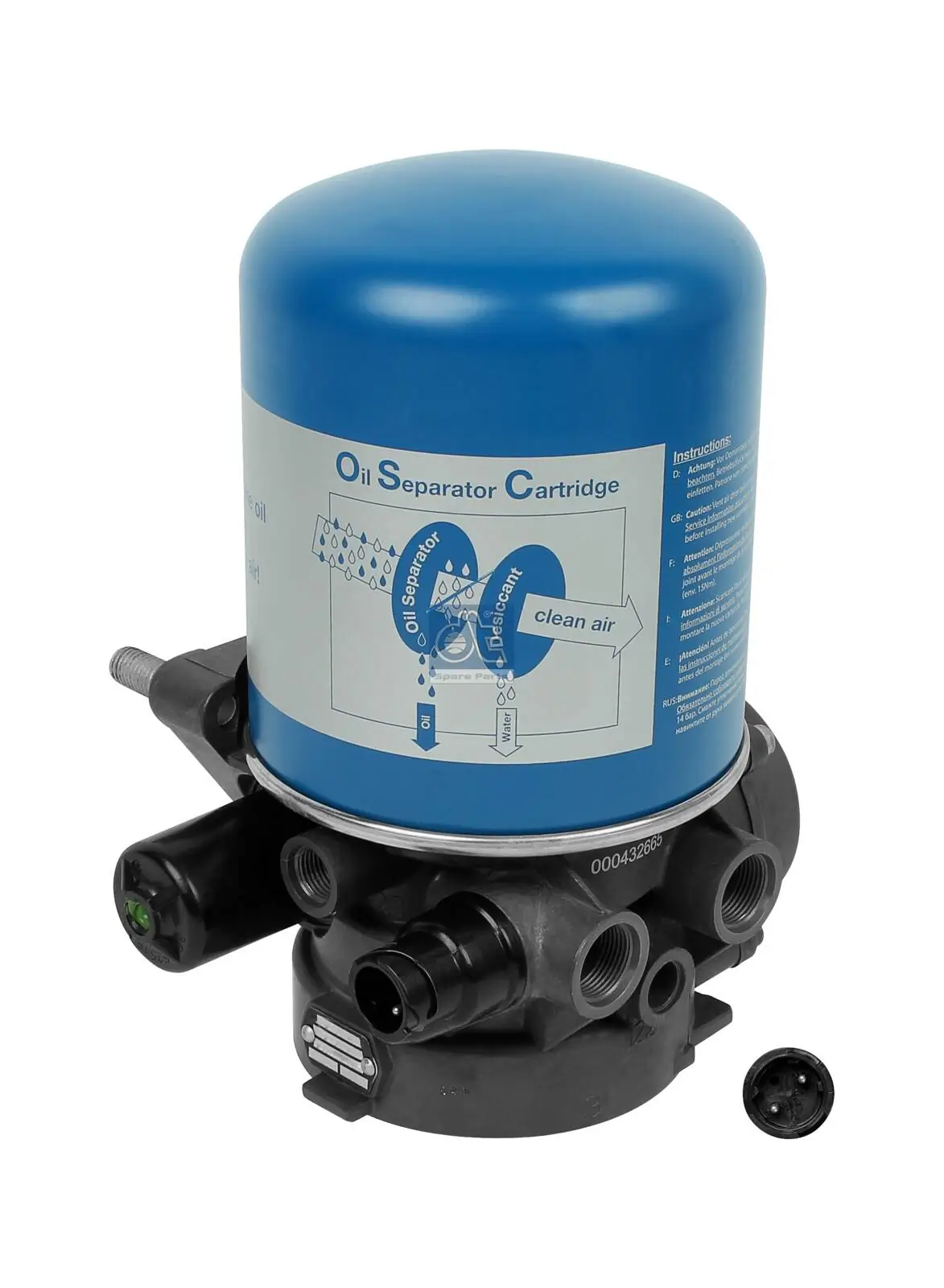 Secador de ar do sistema pneumático Renault (RVI) 5001874292