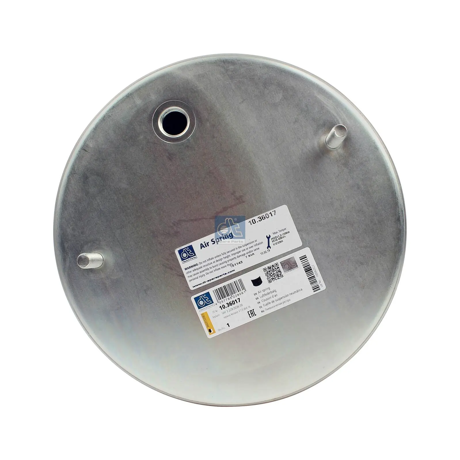 Coxim pneumático (suspensão de lâminas pneumática) do eixo traseiro SAF 2229260200 preço, a partir de 19,59 USD