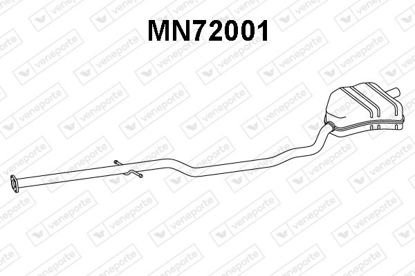 Silenciador, parte traseira Mini Cooper  R50, R53 ao melhor preço