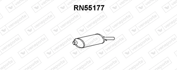 Silenciador, parte traseira Renault 18  134 ao melhor preço
