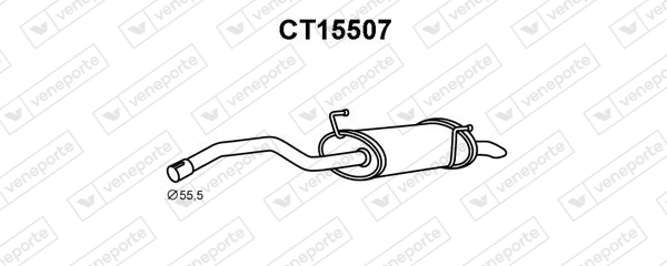 Silenciador, parte traseira Peugeot 807  E ao melhor preço