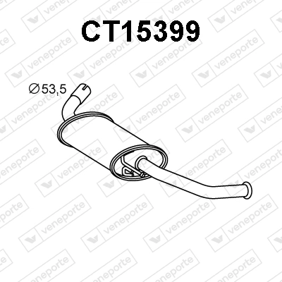 Compre 09077 Asmet Silenciador, parte traseira