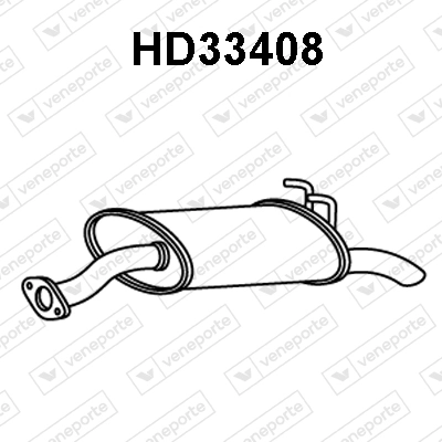 Silenciador, parte traseira para Honda Civic EU, EP, EV