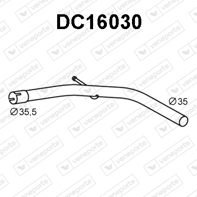 1688263480 Peugeot/Citroen Silenciador, parte central