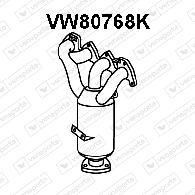 Tubo coletor de escape Volkswagen Polo V 6R1, 6C1 ao melhor preço