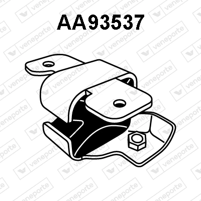 Coxim de fixação do silenciador para Renault Scenic II JM0, JM1