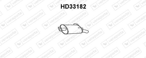 Silenciador, parte traseira para Honda CR-V RD