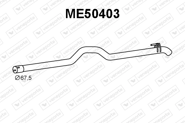 Silenciador, parte traseira Volkswagen Crafter  2E, 2EA, 2EB, 2ED, 2EH, 2EX ao melhor preço
