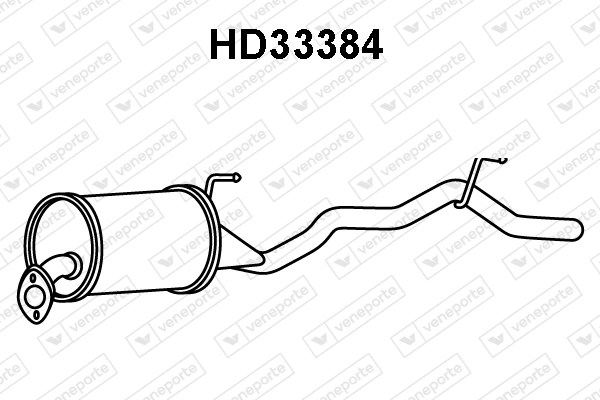 Silenciador, parte traseira Honda HR-V  GH ao melhor preço