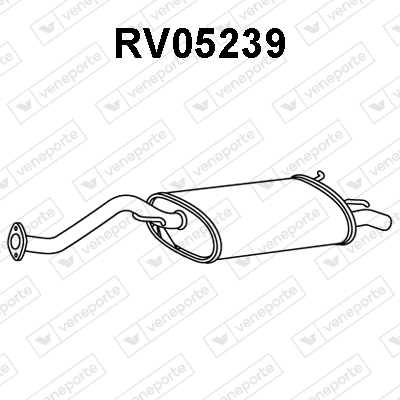 Silenciador, parte traseira Rover 25  RF ao melhor preço
