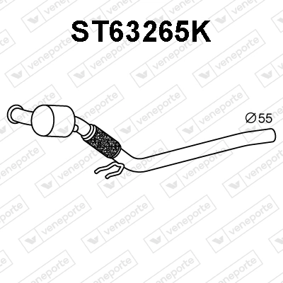 Convertidor - catalisador para Seat Altea 5P5, 5P8