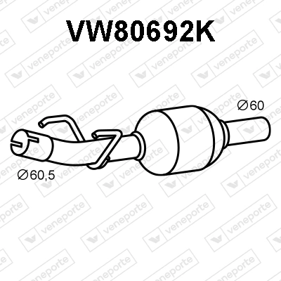  Convertidor - catalisador Volkswagen LT 28-46 II сaixa (2DA, 2DD, 2DH) (1996 - 2006) 28-46 II