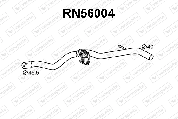 Comporta do sistema de escape 8660005423 Nissan/Infiniti