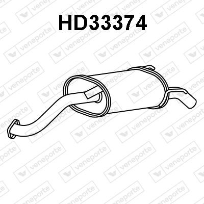 Silenciador, parte traseira Honda Jazz  GD, GE ao melhor preço