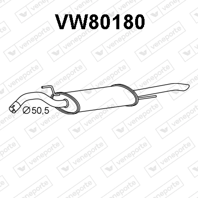 Silenciador, parte traseira Volkswagen Passat preço, a partir de 99,35 USD