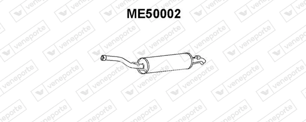 Silenciador, parte traseira Mercedes E  W123 ao melhor preço