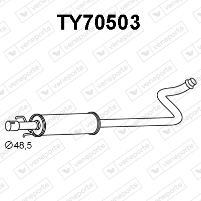 Convertidor - catalisador para Toyota Yaris NCP2