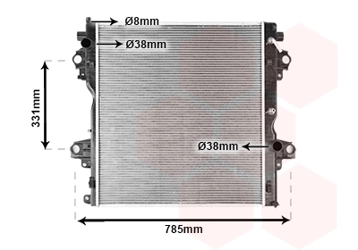 Compre Radiador de esfriamento de motor Toyota Land Cruiser 