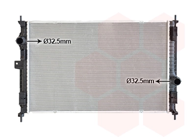 Radiador de esfriamento de motor para Citroen C5 AIRCROSS 