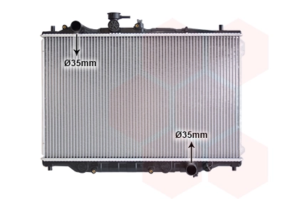 Radiador de esfriamento de motor F8C715200 Mazda