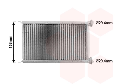 Radiador de forno (de aquecedor) para Mercedes E S213