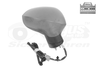 3R18575089B9 VAG Espelho de retrovisão direito