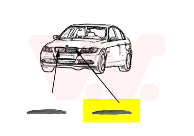 Compre Moldura da capota BMW 3 