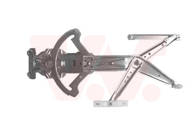 Mecanismo de acionamento de vidro da porta dianteira direita para Opel Meriva 