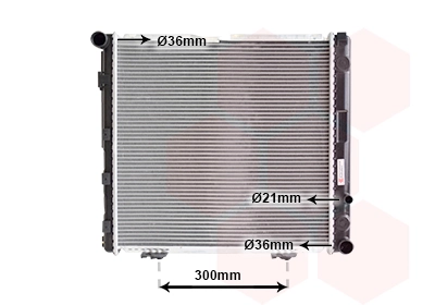Radiador de esfriamento de motor A1245006303 Mercedes