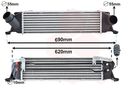 Radiador de intercooler para Hyundai H-1 STAREX TQ