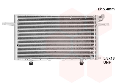 Radiador de aparelho de ar condicionado para Opel Frontera 6B