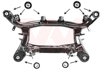 Compre GH591503 GH Viga de suspensão traseira (plataforma veicular)