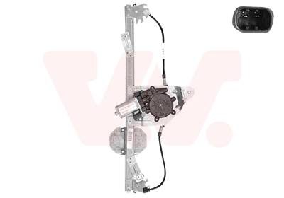 Mecanismo de acionamento de vidro da porta dianteira esquerda Dacia Logan II L8_