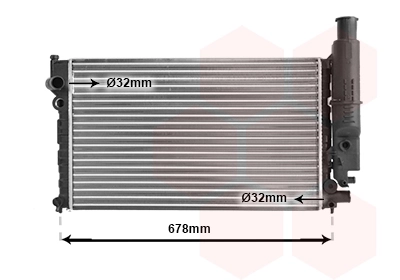Compre 0007707251 Fiat/Alfa/Lancia Radiador de esfriamento de motor