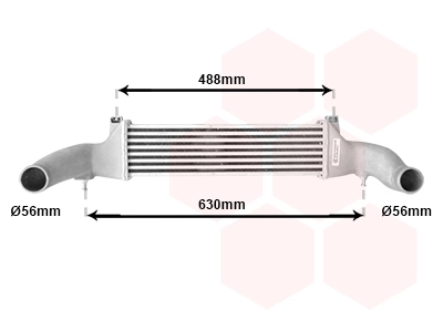 Radiador de intercooler Mercedes C  S202 ao melhor preço