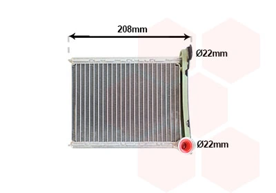 Radiador de forno (de aquecedor) para Renault DUSTER II HM