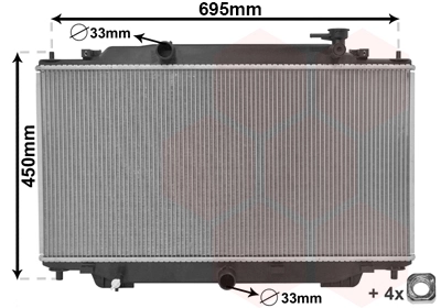 Compre Radiador de esfriamento de motor Mazda 3 