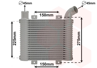Radiador de intercooler Hyundai H-1 STAREX  A1 ao melhor preço