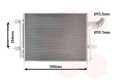 Radiador de aparelho de ar condicionado TYC 30143 preço, a partir de 140,29 USD