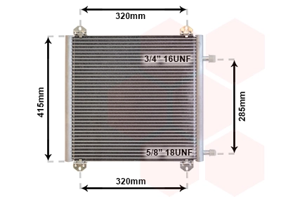 Radiador de aparelho de ar condicionado Renault Twingo I C06