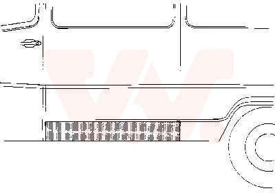 Porta dianteira esquerda para Mercedes Bus 207-310 601