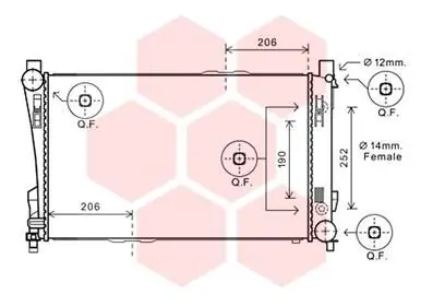 Radiador de esfriamento de motor VALEO 734941 preço, a partir de 878,91 USD