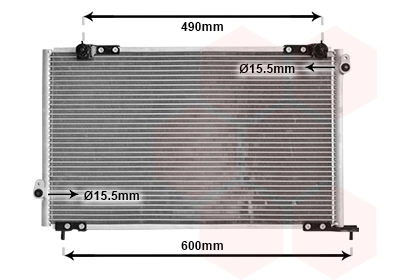  Radiador de aparelho de ar condicionado Honda Accord VI sedan (CG) (1998 - 2003) VI