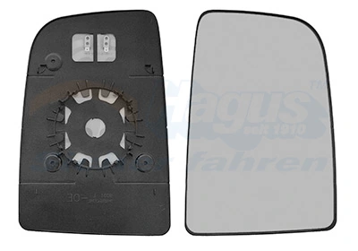Elemento espelhado do espelho de retrovisão direito A0028115333 VAG