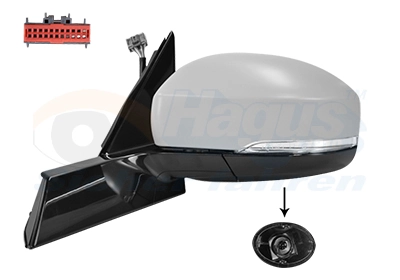 Espelho de retrovisão esquerdo para Land Rover Discovery L462
